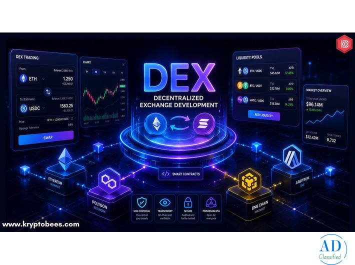 Simplify On Chain Trading with Decentralized Exchange Development