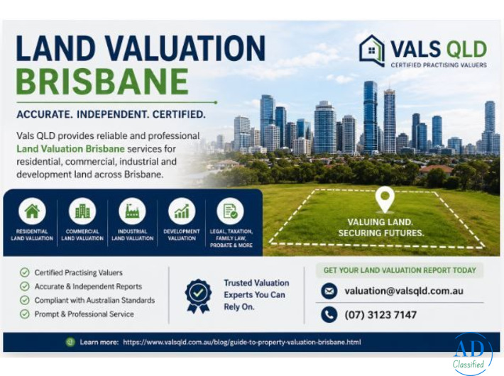 Land Valuation Brisbane | Accurate & Certified Valuation Services