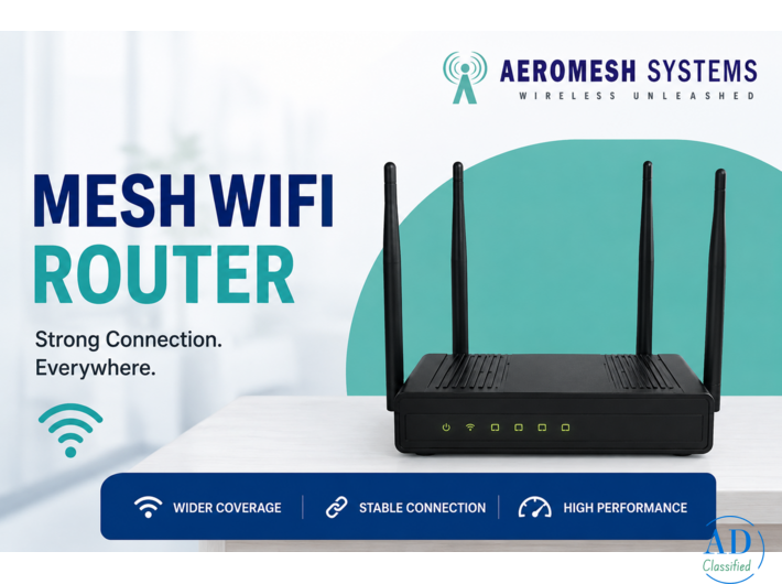 Mesh WiFi Router Supporting Flexible Industrial Network Expansion