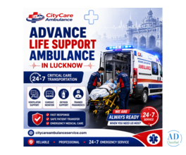 Advance life support ambulance in lucknow - City care ambulance service