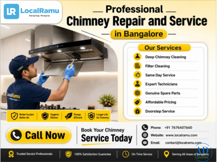 Expert Chimney Cleaning Service in Bengaluru LocalRamu Services