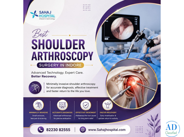 Best Shoulder Arthroscopy Surgery In Indore - Sahaj Hospital
