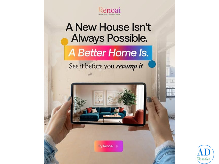 RenoAI: AI-Powered Interior & Exterior Design Platform