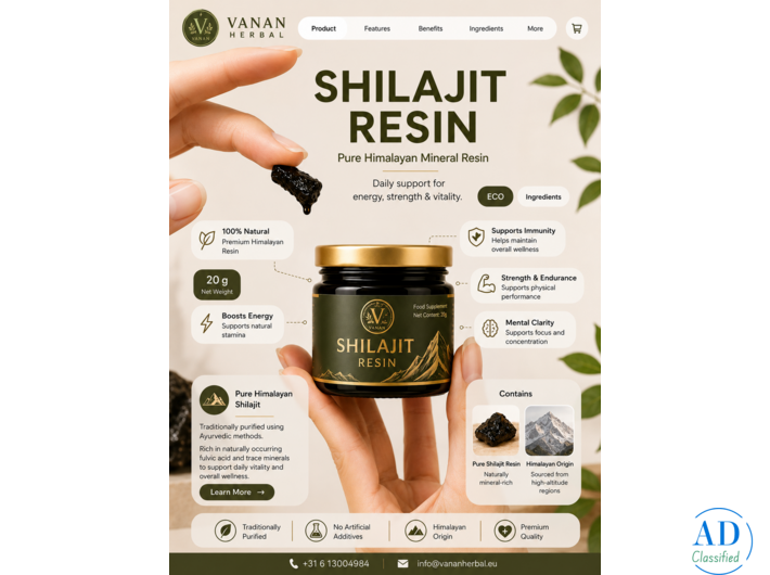 Vanan Herbal Shilajit hars – Pure Himalayan Wellness
