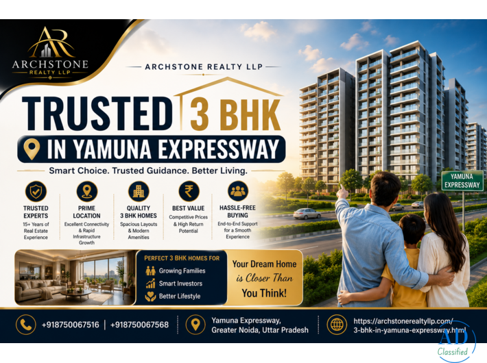 Archstone Realty LLP | Trusted 3 BHK In Yamuna Expressway