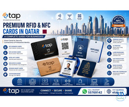 Premium RFID & NFC Cards in Qatar | Custom Business, Access & ID Cards – ETAP