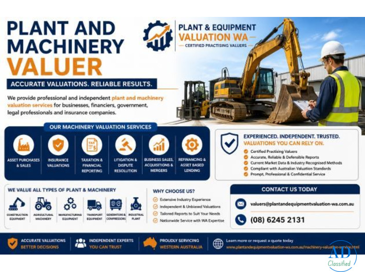 Plant and Machinery Valuer | Professional Machinery Valuation Services