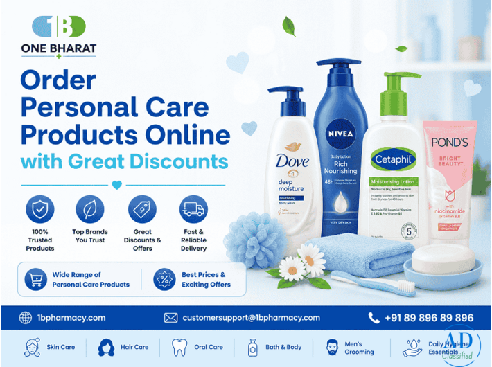 Order Personal Care Products Online With Great Discounts