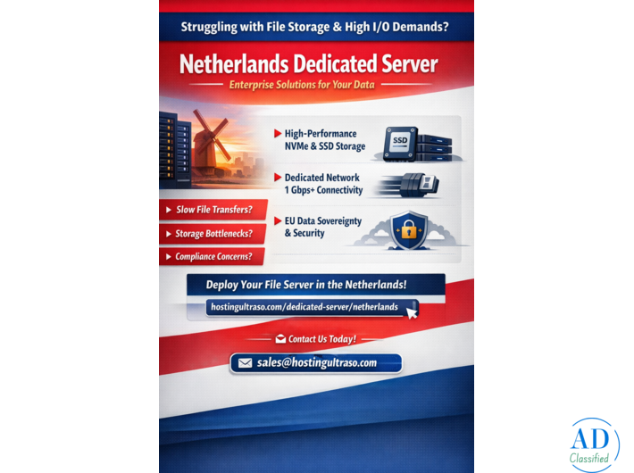 File Dedicated Server – High-Performance Netherlands Dedicated Server for Enterprise Workloads