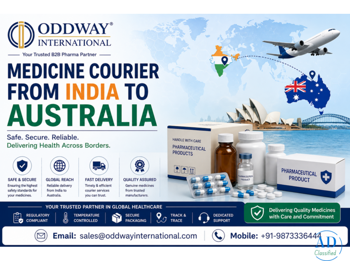 Courier Medicines from India to Australia: Secure Shipping - Oddway