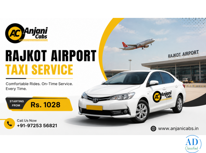 Book Rajkot Airport Taxi Service by Anjani Cabs