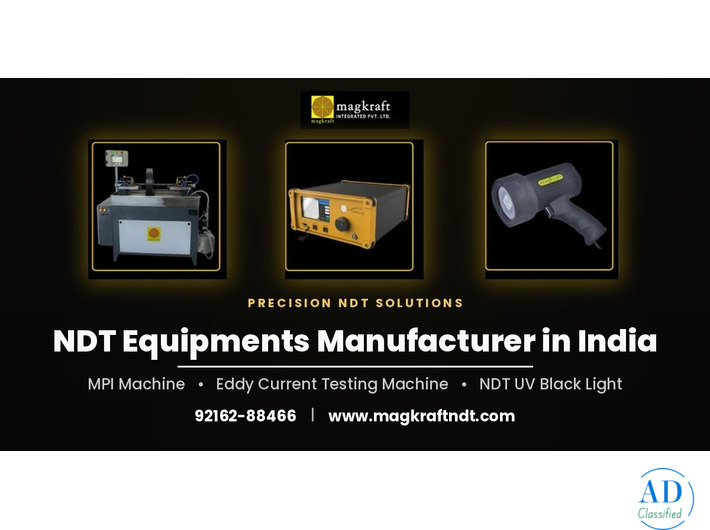 NDT Equipments Manufacturer in India – Trusted Quality Solutions by Magkraftndt