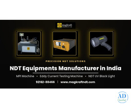 NDT Equipments Manufacturer in India – Trusted Quality Solutions by Magkraftndt
