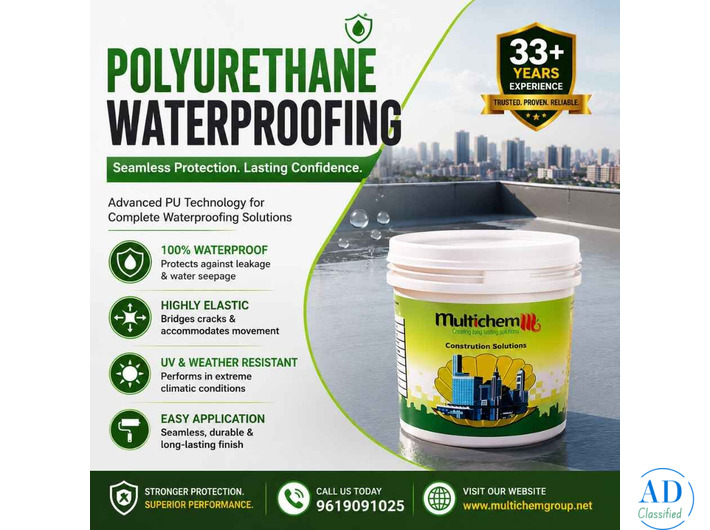 Polyurethane Waterproofing for Long-Term Surface Protection