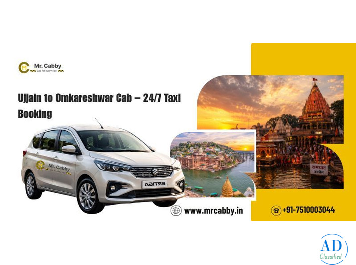 Ujjain to Omkareshwar Cab Service – One-Way Taxi at Lowest Fare