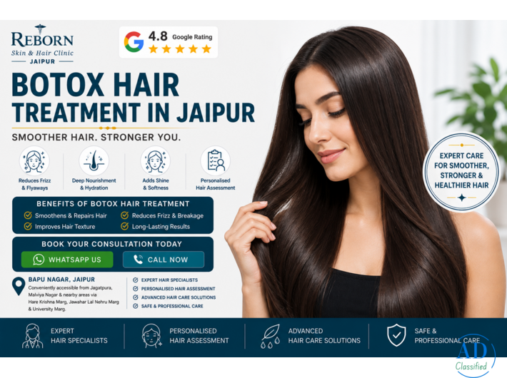 Hair Botox Treatment in Jaipur for Better Hair Manageability