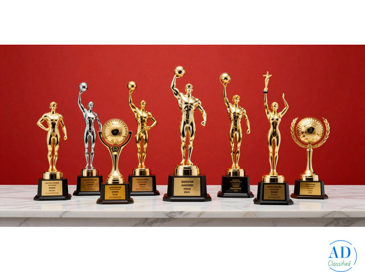 Custom Crystal Trophies and Awards Supplier UAE