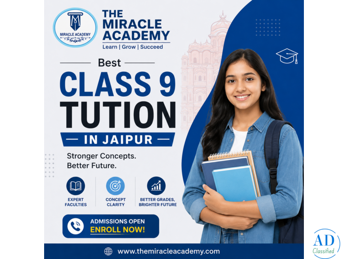Best Class 9 Tuition in Jaipur | The Miracle Academy