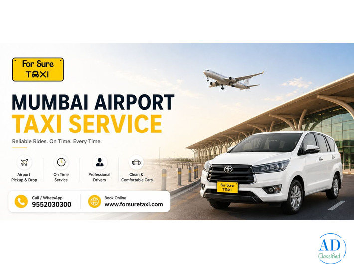 Mumbai Airport Taxi Service | Book Safe & Affordable Airport Cabs