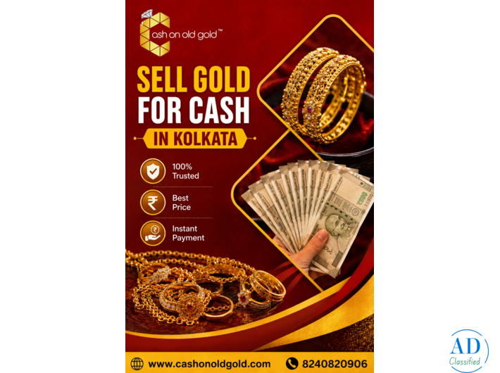 Sell Gold for Cash in Kolkata – Instant Payment & Fair Value