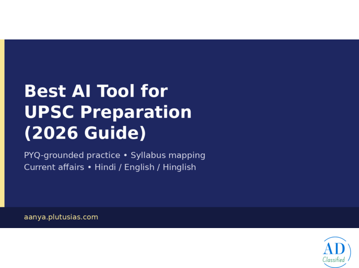 Best AI Tool for UPSC Preparation