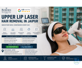 Upper-Lip Hair Removal Every Few Weeks? Book Laser Consultation Jaipur