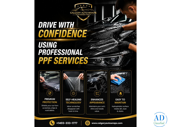 Paint Protection Film Services – Keep Your Vehicle Looking New with Calgary Auto Wraps
