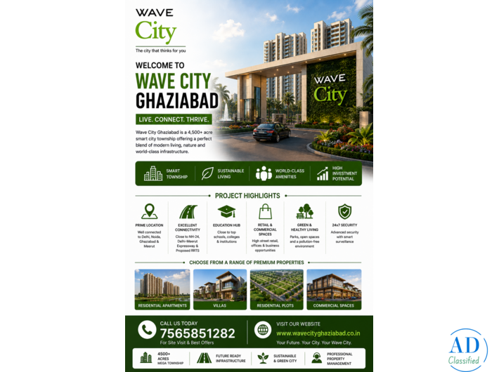 Why Choose Wave City Ghaziabad?
