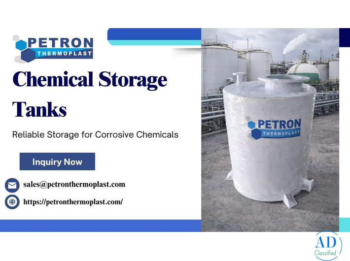 Chemical Storage Tank Manufacturer for Corrosion Resistant