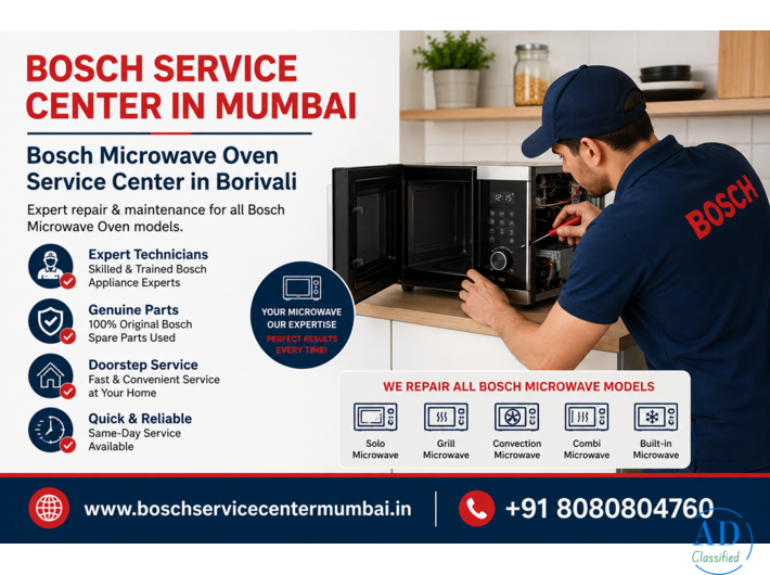 Bosch Microwave Oven Service Center in Borivali