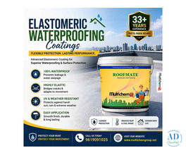 Elastomeric Waterproofing Coatings for Crack Bridging