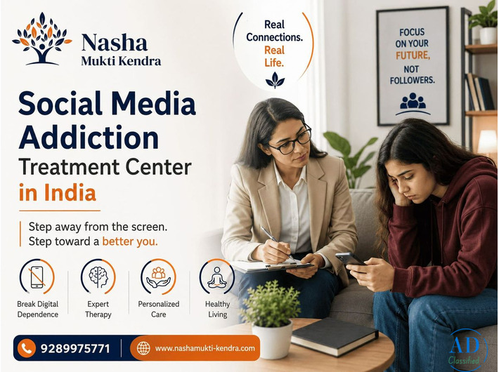 Social Media Addiction Treatment Center in India | Expert Recovery Care