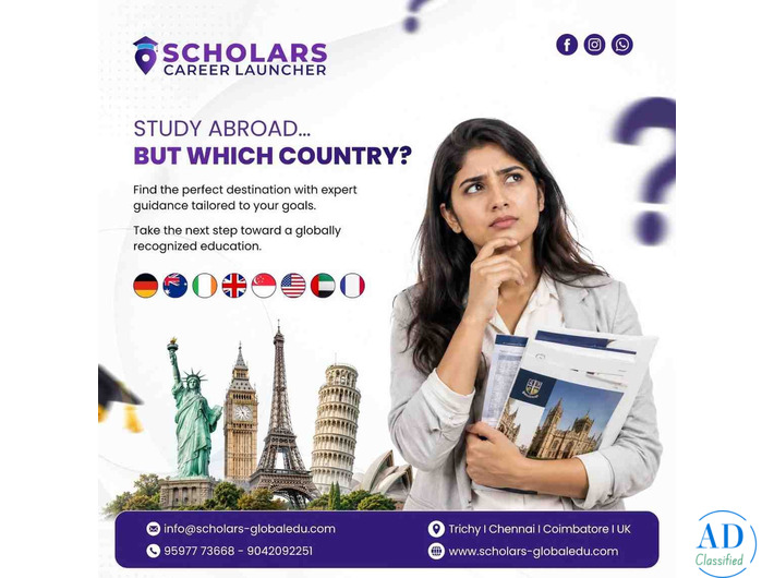 Study Abroad Consultants to Help You Choose the Right Country