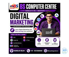 Digital Marketing Institute in Nangloi – 100% Practical Training & Placement
