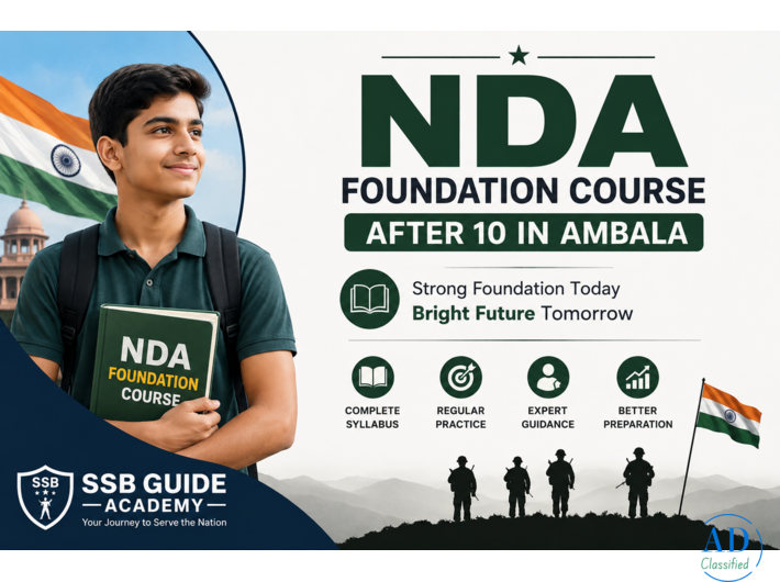 NDA Foundation Course After 10 in Ambala for Strong NDA Preparation from Early Stage
