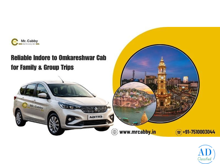 Reliable Indore to Omkareshwar Cab for Family & Group Trips