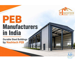 PEB Manufacturers in India | Durable Steel Buildings by Nashtech PEB