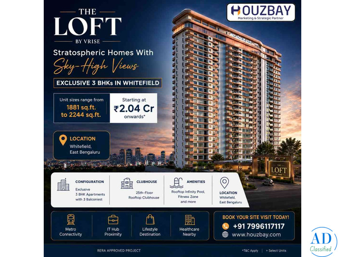 3 BHK Flats in Whitefield Bangalore | Top Real Estate Companies in Bangalore