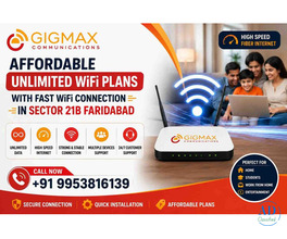 Affordable Unlimited WiFi Plans with Fast WiFi Connection in Sector 21B Faridabad