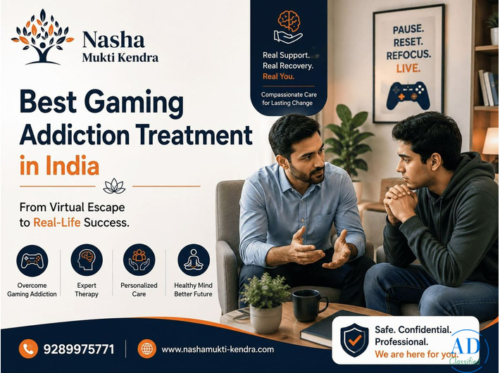 Finding the Best Gaming Addiction Treatment in India Made Easy