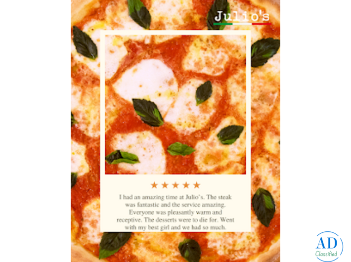 Julios Italian Restaurant Halifax – Authentic Italian Dining in the Heart of Town