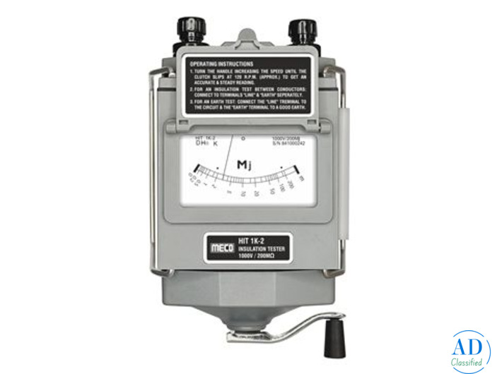 Shop Reliable Hand Crank Insulation Tester – Contact Our Team
