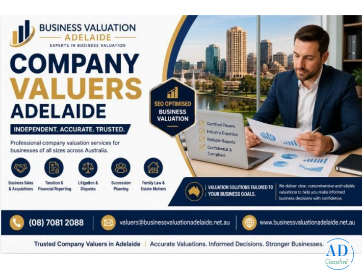 Company Valuers – Trusted Business Valuation Experts in Adelaide