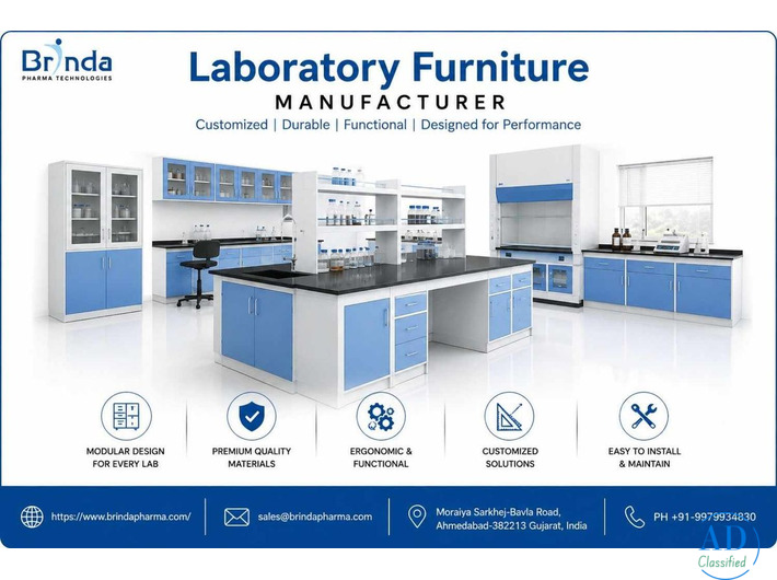 Laboratory Furniture Manufacturer - Custom Lab Furniture