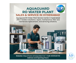 Aquaguard RO Water Plant Sales & Service in Hyderabad