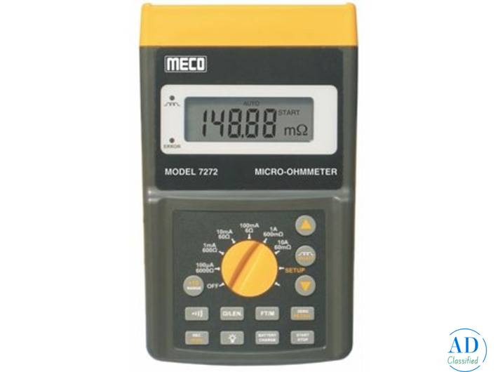Buy Milli Ohmmeter for Low Resistance Testing – Enquire Now
