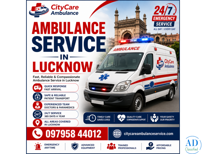 Best Ambulance Service in Lucknow for Fast & Reliable Emergency Care