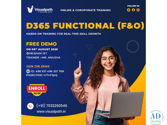 Dynamics 365 Finance And Operations Training | Online Demo