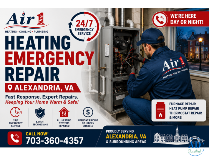 Heating Emergency Repair Alexandria VA | Aironee360