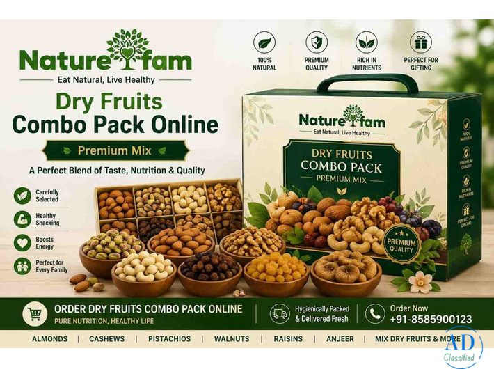 Dry Fruits Combo Pack Online – Premium Mix | Naturefam